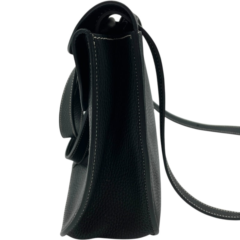 エルメス HERMES アルザン31 X刻 ブラック SV金具 トリヨン レディース ショルダーバッグ