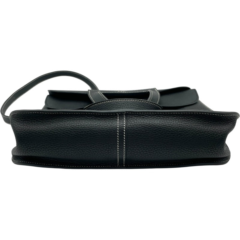 エルメス HERMES アルザン31 X刻 ブラック SV金具 トリヨン レディース ショルダーバッグ