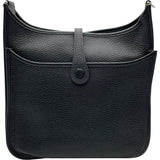 エルメス HERMES エヴリン3 PM ▢Q刻 ブラック SV金具 トリヨン レディース ショルダーバッグ