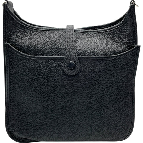 エルメス HERMES エヴリン3 PM ▢Q刻 ブラック SV金具 トリヨン レディース ショルダーバッグ