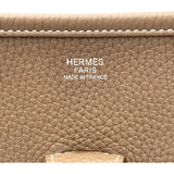 エルメス HERMES エヴリン3 GM X刻 エトゥープ SV金具 トリヨン レディース ショルダーバッグ
