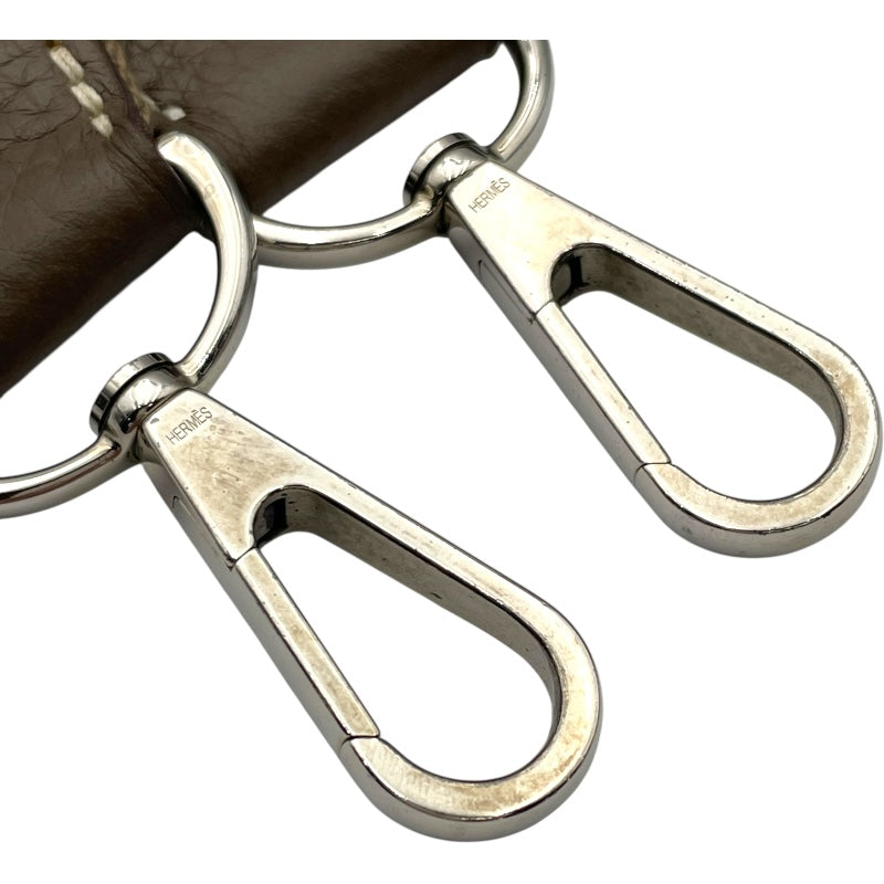 エルメス HERMES エヴリン3 GM X刻 エトゥープ SV金具 トリヨン レディース ショルダーバッグ