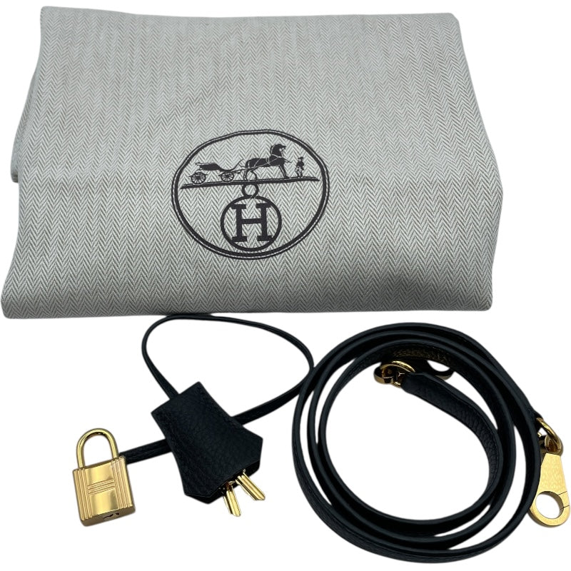 エルメス HERMES ケリー35 内縫い Y刻 ブラック GD金具 トゴ レディース ショルダーバッグ