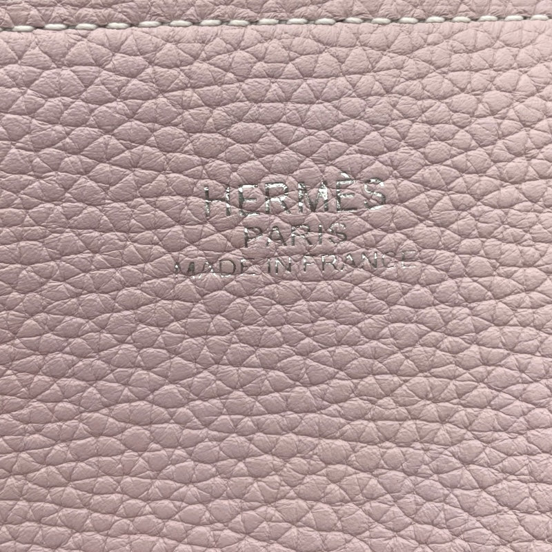 エルメス HERMES ドゥブルセンス45 K刻 ローズダーリン・ブラック トリヨン レディース トートバッグ