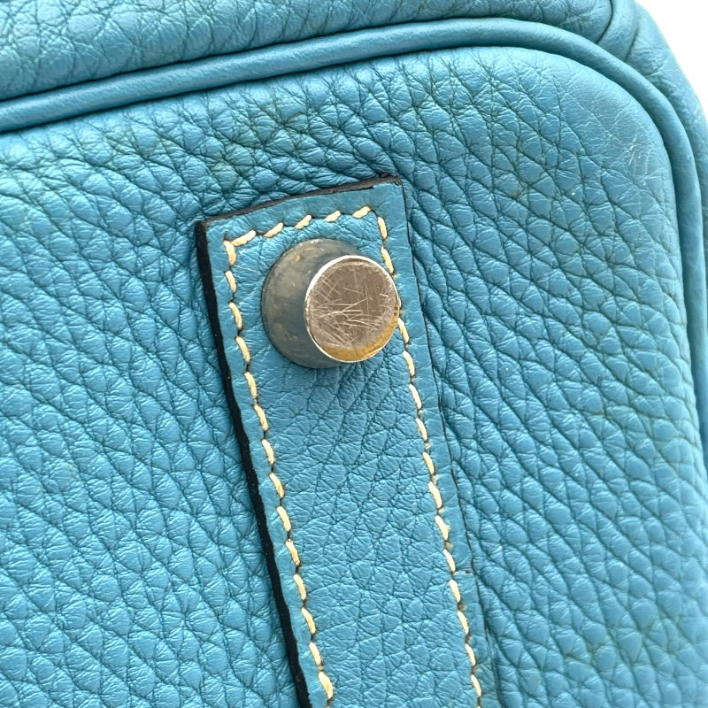 エルメス HERMES バーキン35 ▢H刻 ブルージーン SV金具 トリヨン レディース ハンドバッグ