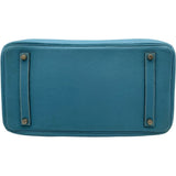 エルメス HERMES バーキン35 ▢H刻 ブルージーン SV金具 トリヨン レディース ハンドバッグ