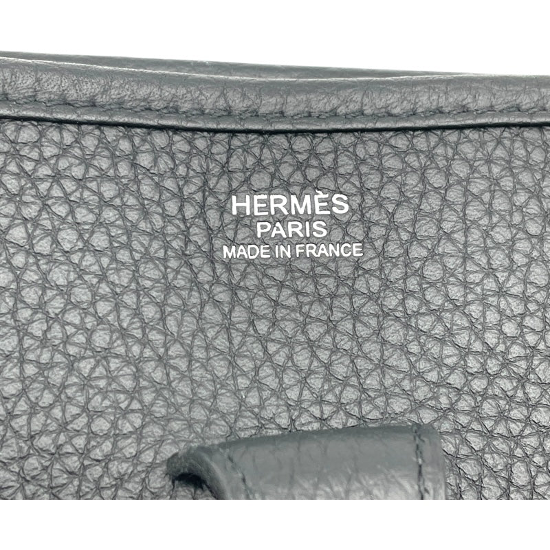 エルメス HERMES エブリン3 PM U刻 ブラック SV金具 トリヨン レディース ショルダーバッグ