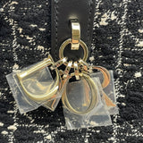 クリスチャン・ディオール Christian Dior Dior Toujours バーティカル Nano トートバッグ S6100ODFG_M911 ブラック GD金具 カナージュツイード レディース ショルダーバッグ