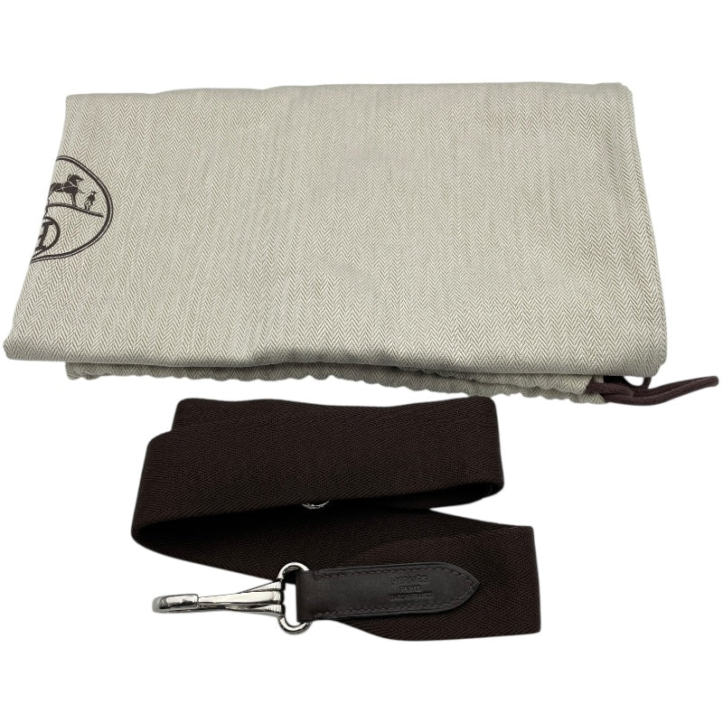 エルメス HERMES サックドパンサージュ A刻 ネイビー SV金具 トワル レディース ハンドバッグ