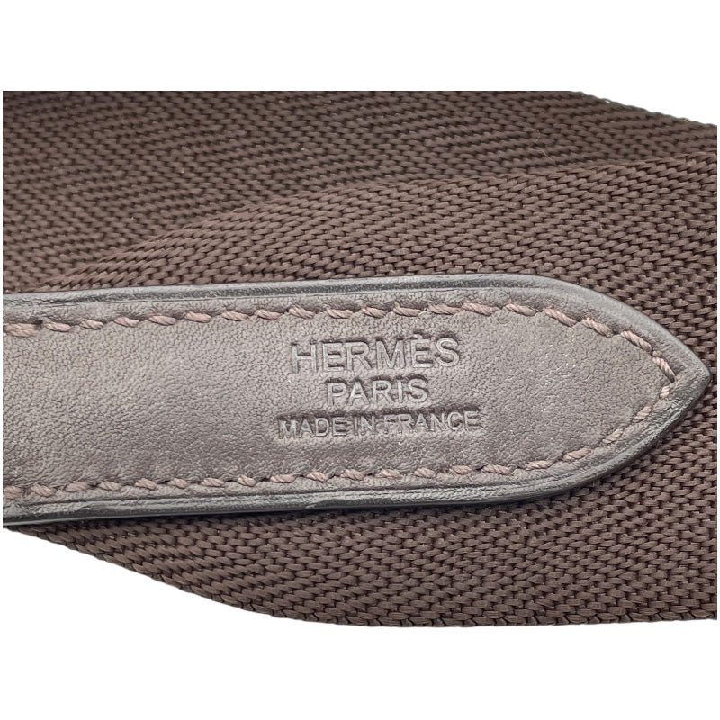 エルメス HERMES サックドパンサージュ A刻 ネイビー SV金具 トワル レディース ハンドバッグ