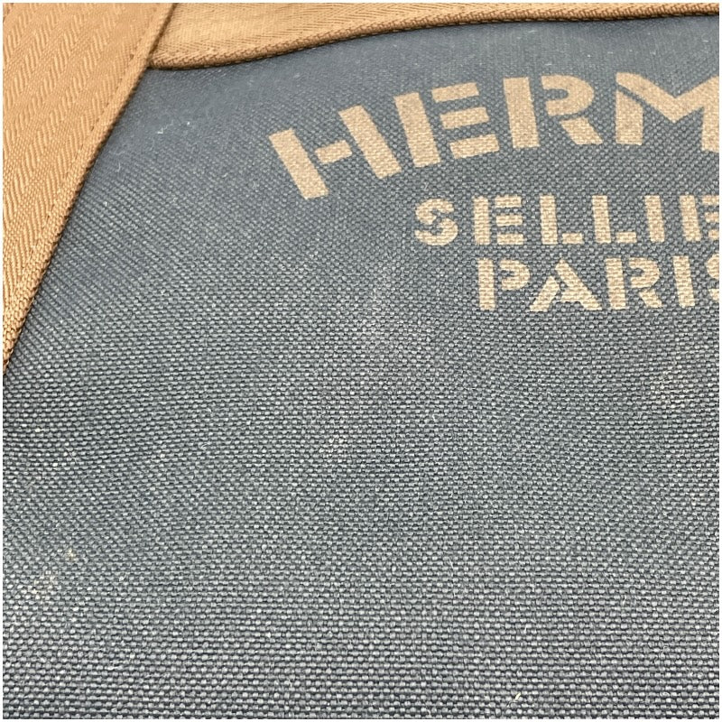 エルメス HERMES サックドパンサージュ A刻 ネイビー SV金具 トワル レディース ハンドバッグ