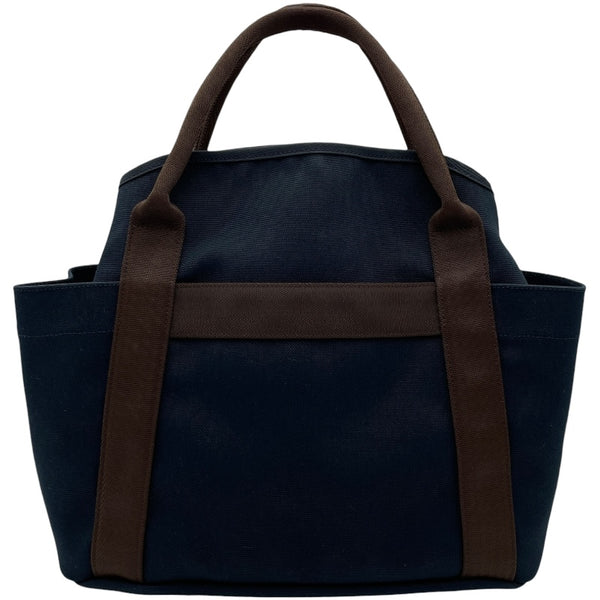 エルメス HERMES サックドパンサージュ A刻 ネイビー SV金具 トワル レディース ハンドバッグ