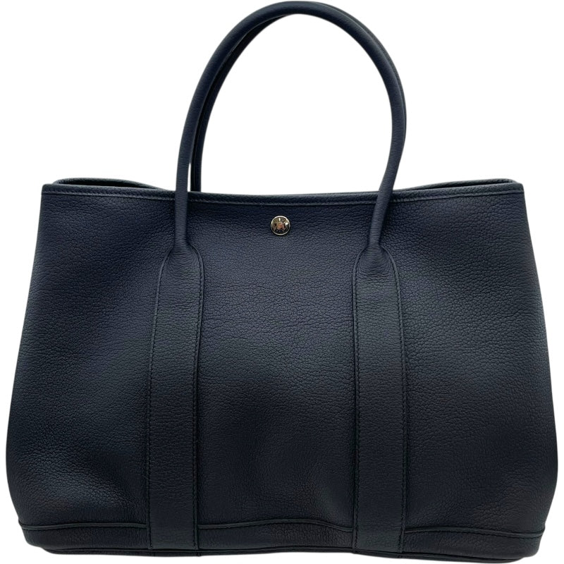 エルメス HERMES カマイユ柄 ガーデンパーティPM シルクイン C刻 ブルーインディゴ SV金具 ネゴンダ レディース ハンドバッグ