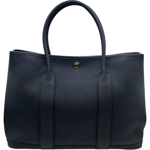 エルメス HERMES カマイユ柄 ガーデンパーティPM シルクイン C刻 ブルーインディゴ SV金具 ネゴンダ レディース ハンドバッグ