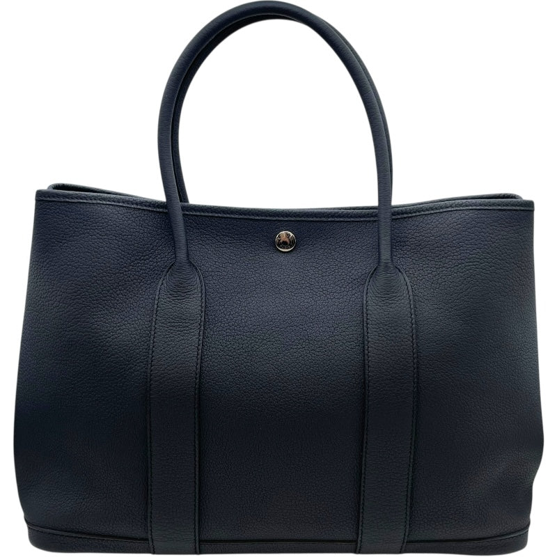 エルメス HERMES カマイユ柄 ガーデンパーティPM シルクイン C刻 ブルーインディゴ SV金具 ネゴンダ レディース ハンドバッグ