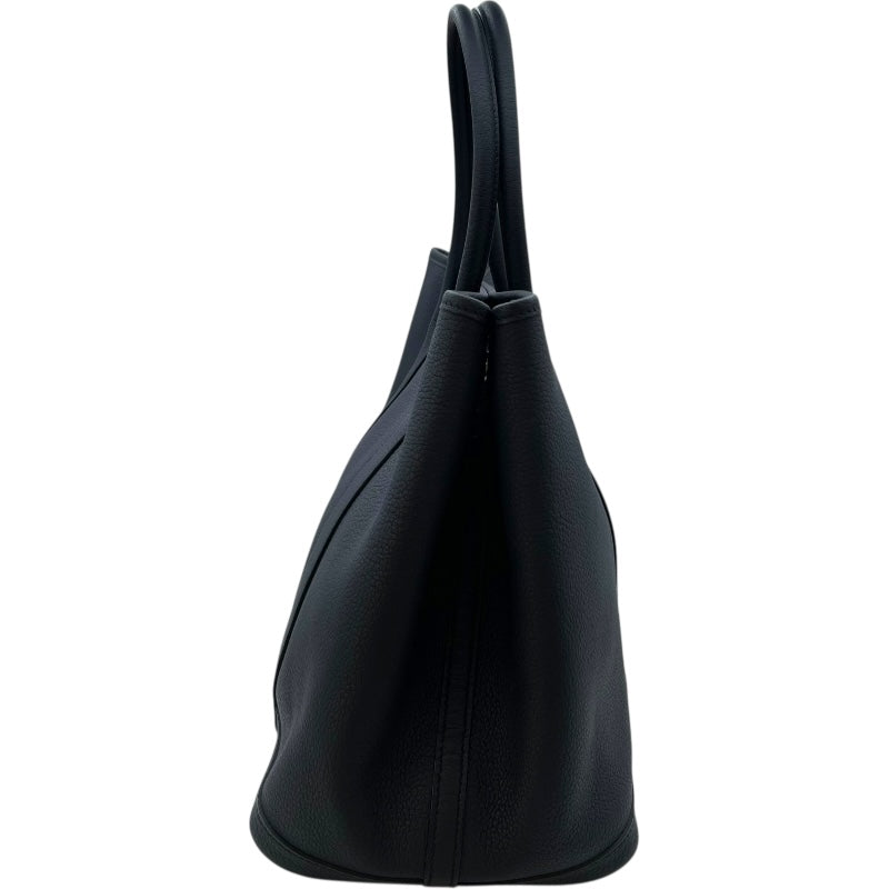 エルメス HERMES カマイユ柄 ガーデンパーティPM シルクイン C刻 ブルーインディゴ SV金具 ネゴンダ レディース ハンドバッグ