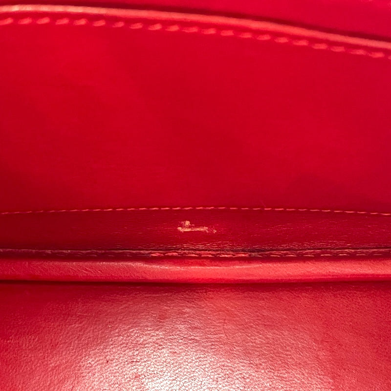 エルメス HERMES ボリード27 〇X刻 ルージュヴィフ GD金具 ボックス
