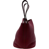 エルメス HERMES ピコタンロックMM X刻 ルージュグレナ SV金具 トリヨン レディース ハンドバッグ