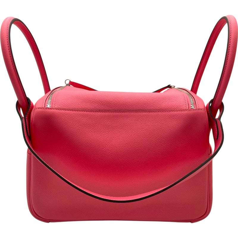 エルメス HERMES リンディ26 A刻 ローズアザレ SV金具 エバーカラー レディース ハンドバッグ