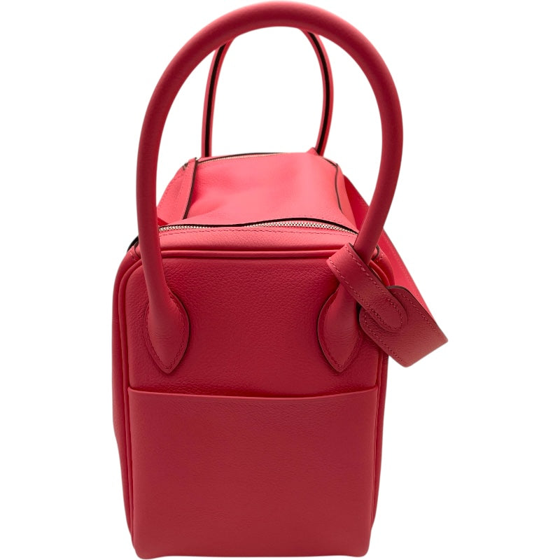 エルメス HERMES リンディ26 A刻 ローズアザレ SV金具 エバーカラー レディース ハンドバッグ