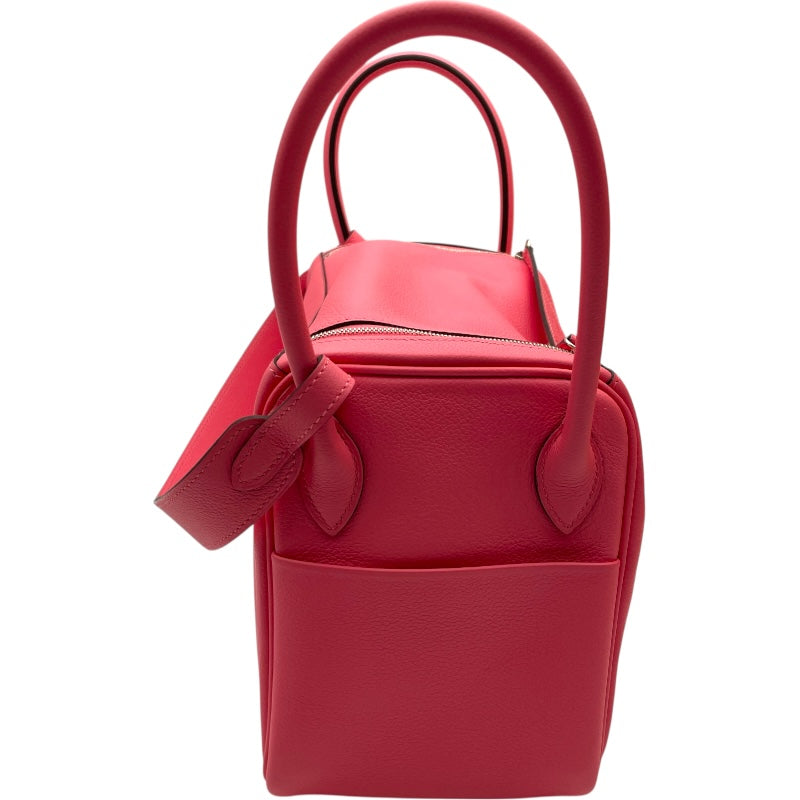 エルメス HERMES リンディ26 A刻 ローズアザレ SV金具 エバーカラー レディース ハンドバッグ