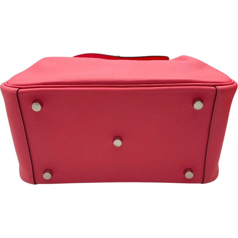 エルメス HERMES リンディ26 A刻 ローズアザレ SV金具 エバーカラー レディース ハンドバッグ