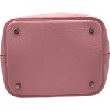 エルメス HERMES ピコタンロックMM T刻 ローズサクラ SV金具 トリヨン レディース ハンドバッグ