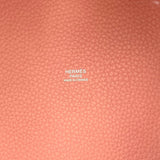 エルメス HERMES ピコタンロックMM T刻 ローズサクラ SV金具 トリヨン レディース ハンドバッグ