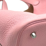 エルメス HERMES ピコタンロックMM T刻 ローズサクラ SV金具 トリヨン レディース ハンドバッグ