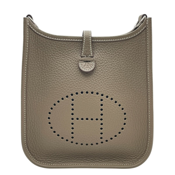 エルメス HERMES エヴリンTPM W刻印 エトゥープ シルバー金具 トリヨン レディース ショルダーバッグ