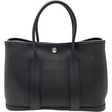 エルメス HERMES ガーデンパーティTPM D刻 ブラック SV金具 ネゴンダ レディース ハンドバッグ