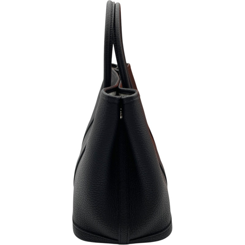 エルメス HERMES ガーデンパーティTPM D刻 ブラック SV金具 ネゴンダ レディース ハンドバッグ