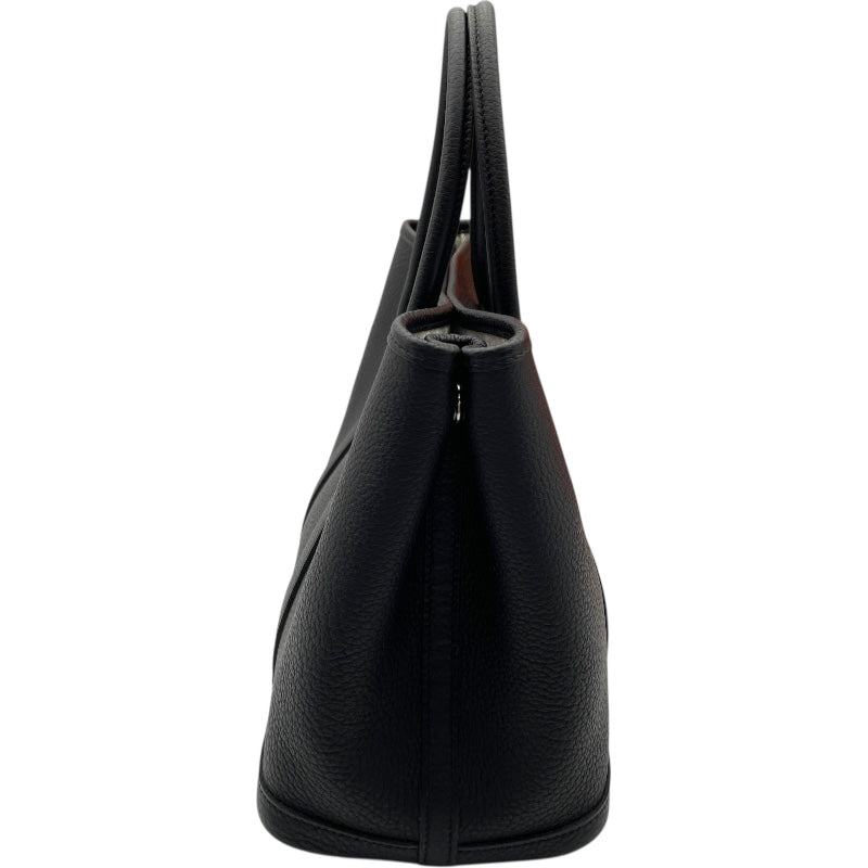 エルメス HERMES ガーデンパーティTPM D刻 ブラック SV金具 ネゴンダ レディース ハンドバッグ