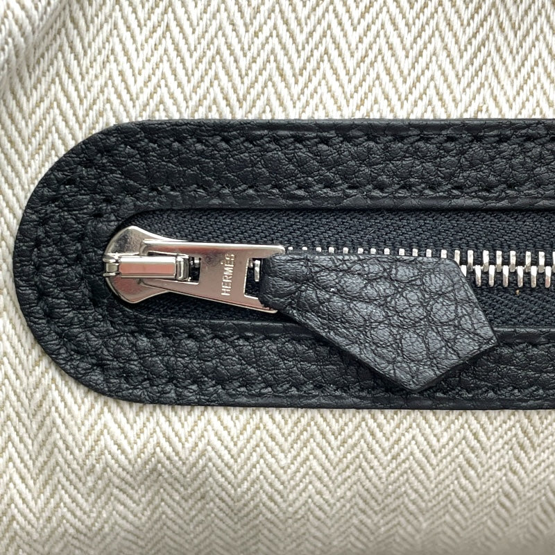 エルメス HERMES ガーデンパーティTPM D刻 ブラック SV金具 ネゴンダ レディース ハンドバッグ