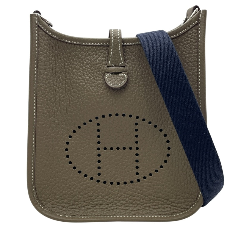 エルメス HERMES エヴリンTPM W刻 エトゥープ SV金具 トリヨン レディース ショルダーバッグ