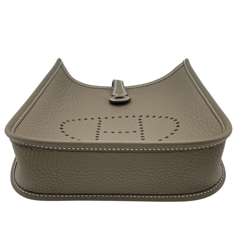 エルメス HERMES エヴリンTPM W刻 エトゥープ SV金具 トリヨン レディース ショルダーバッグ