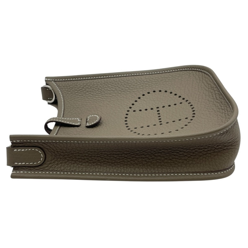 エルメス HERMES エヴリンTPM W刻 エトゥープ SV金具 トリヨン レディース ショルダーバッグ