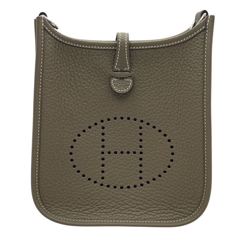 エルメス HERMES エヴリンTPM W刻 エトゥープ SV金具 トリヨン レディース ショルダーバッグ