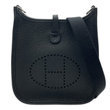エルメス HERMES エヴリンTPM W刻 ブラック SV金具 トリヨン レディース ショルダーバッグ