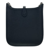 エルメス HERMES エヴリンTPM W刻 ブラック SV金具 トリヨン レディース ショルダーバッグ