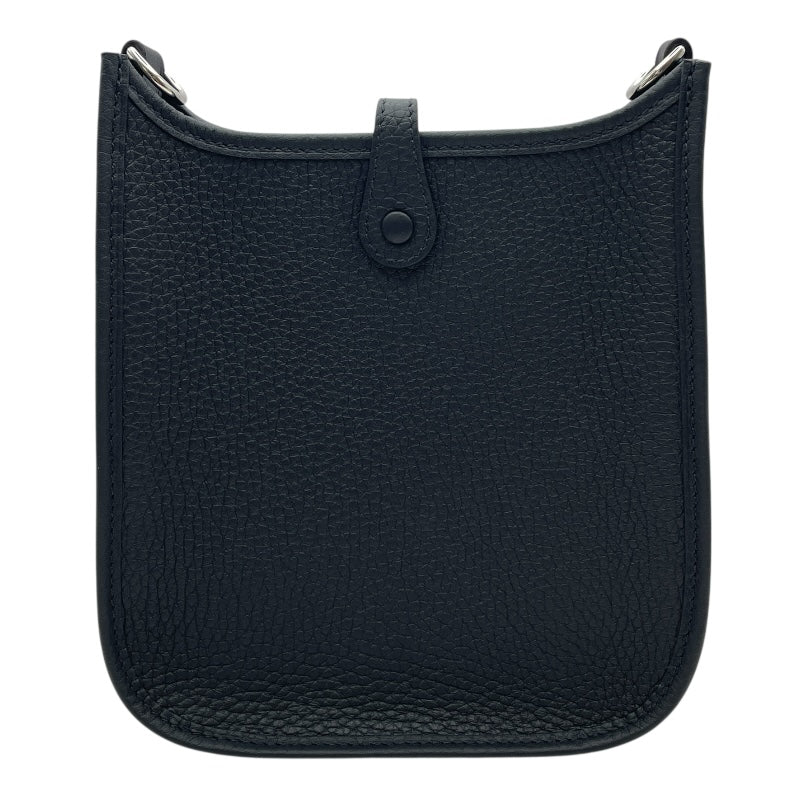 エルメス HERMES エヴリンTPM W刻 ブラック SV金具 トリヨン レディース ショルダーバッグ