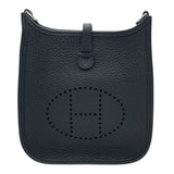 エルメス HERMES エヴリンTPM W刻 ブラック SV金具 トリヨン レディース ショルダーバッグ