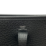 エルメス HERMES エヴリンTPM W刻 ブラック SV金具 トリヨン レディース ショルダーバッグ