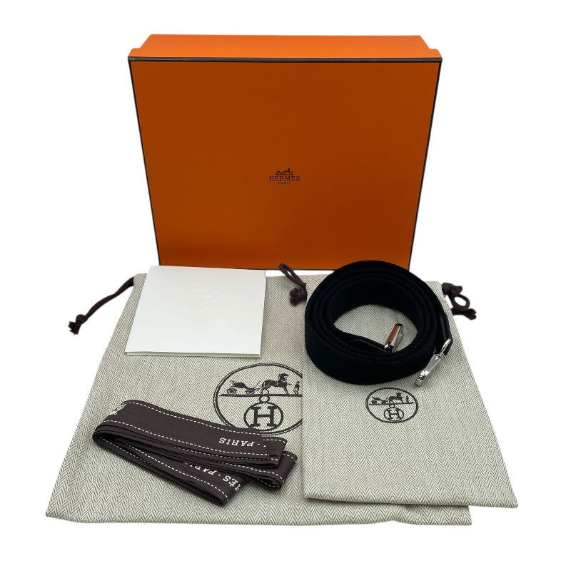 エルメス HERMES エヴリンTPM W刻 ブラック SV金具 トリヨン レディース ショルダーバッグ