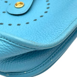エルメス HERMES エヴリン3 PM D刻 ターコイズ GD金具 トリヨン レディース ショルダーバッグ