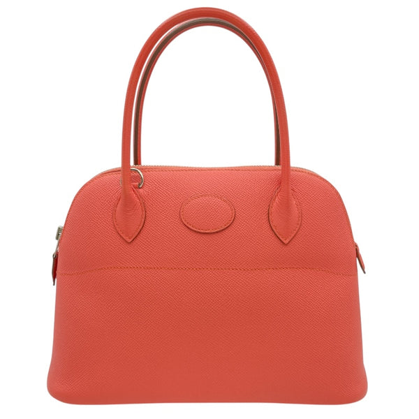 エルメス HERMES ボリード27 □R刻印 フラミンゴ シルバー金具 エプソン レディース ハンドバッグ