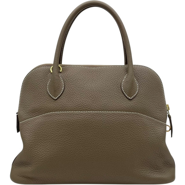 エルメス HERMES ボリード31 C刻 エトゥープ GD金具 トリヨン レディース ハンドバッグ