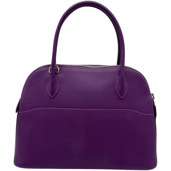 エルメス HERMES ボリード27 □M刻 シクラメン SV金具 シェーブル レディース ハンドバッグ