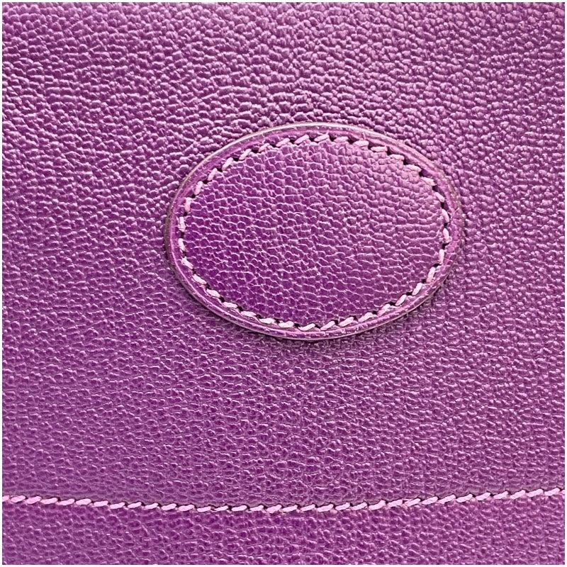 エルメス HERMES ボリード27 □M刻 シクラメン SV金具 シェーブル レディース ハンドバッグ