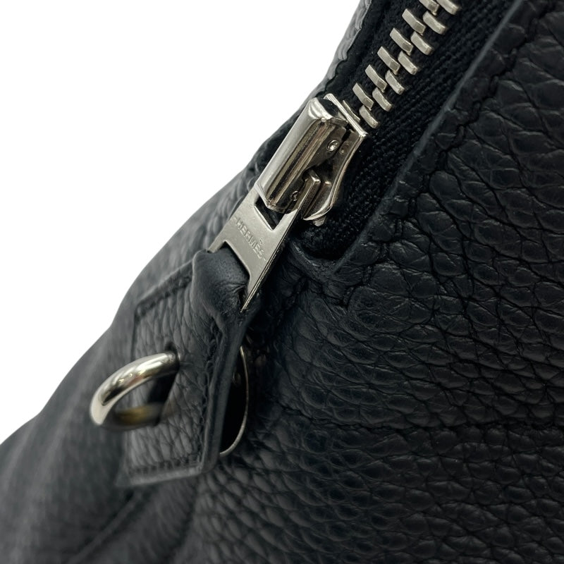 エルメス HERMES ボリード31 C刻印 ブラック シルバー金具 トリヨン レディース ハンドバッグ